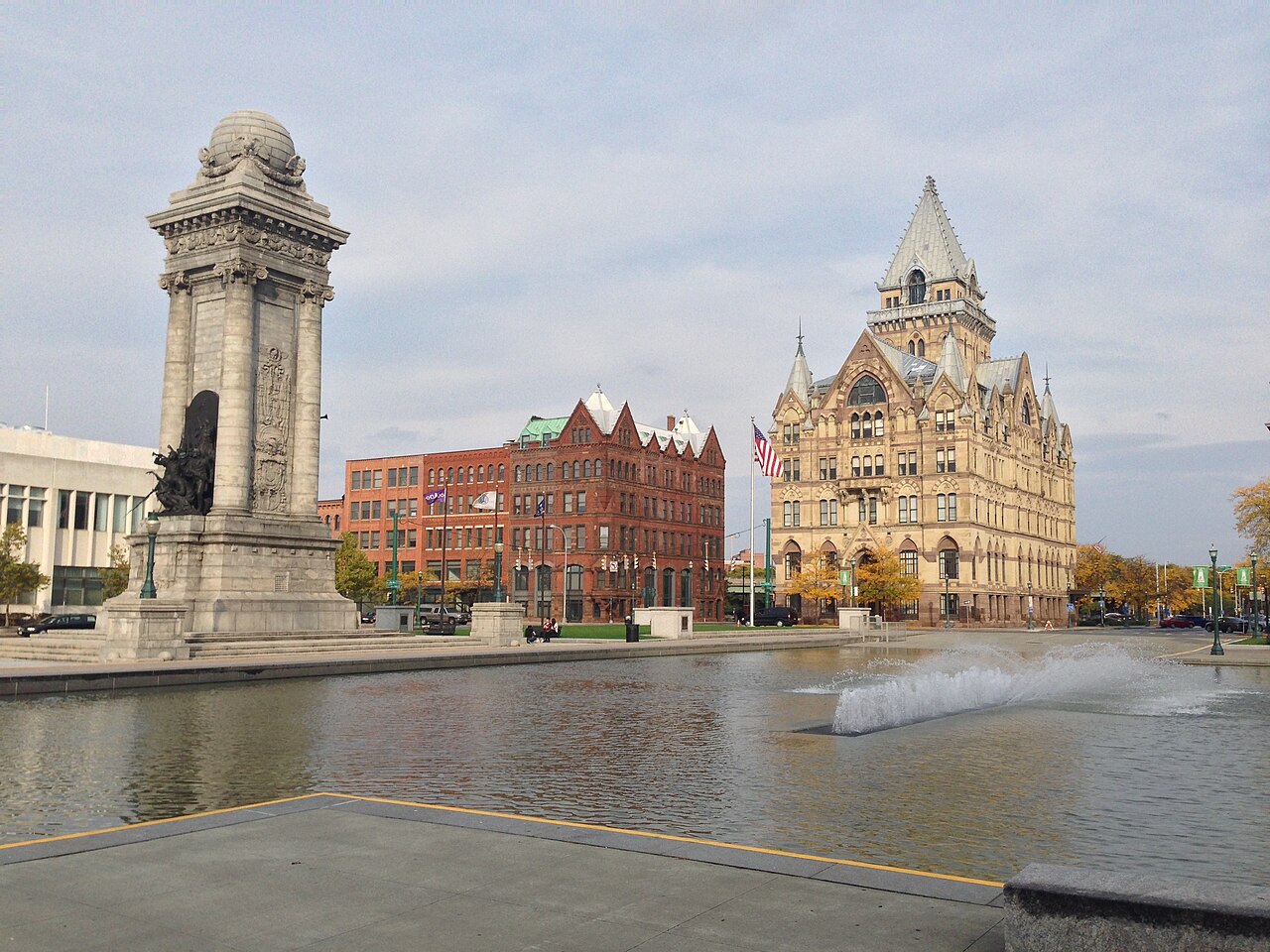 Clinton Square Syracuse NY historic plaza civic square