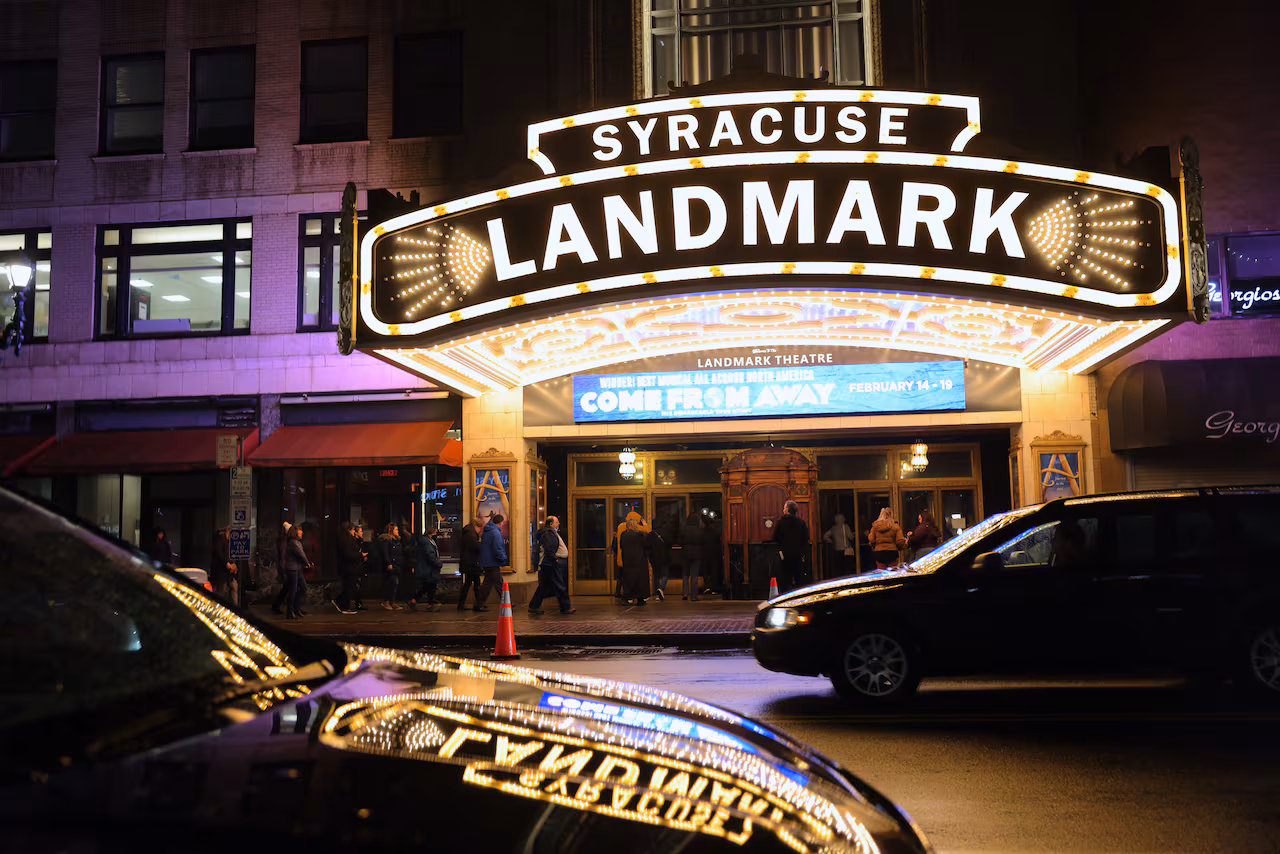Landmark Theatre Syracuse NY grand movie palace performance space