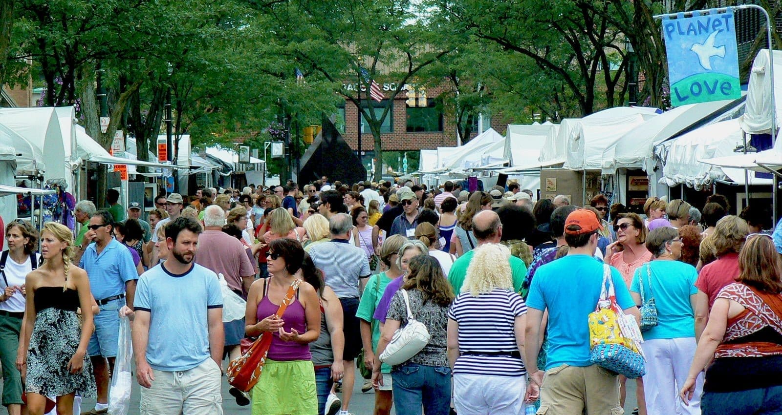 Syracuse Arts and Crafts Festival downtown Clinton Square outdoor fair