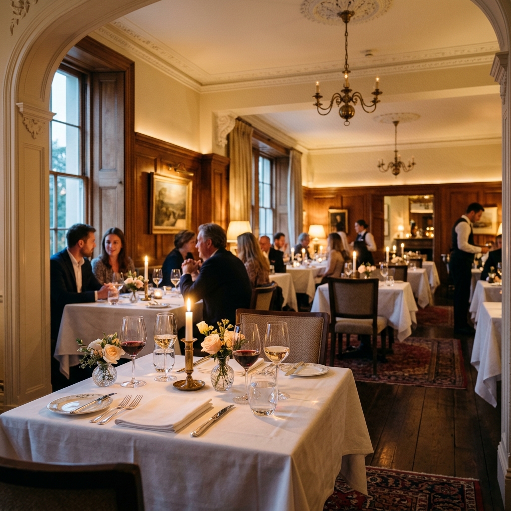 1060 Restaurant and Bar inside Genesee Grande Hotel Syracuse NY dining room